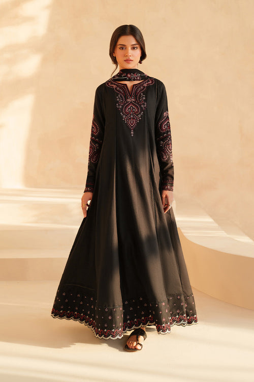 Black Pari 3PC - Black 3 Piece Suit - Pakistani Women's Suit | Alif Clothings