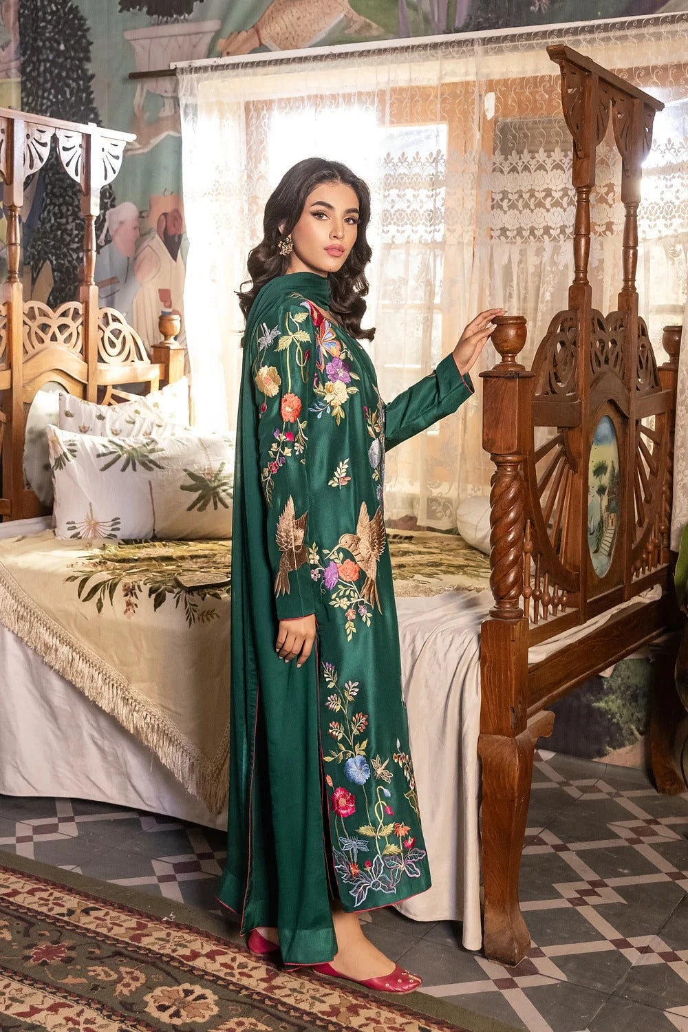 Royal Green 3PC (Stitched)