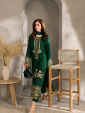 Abrish 3PC - Green Dhanak 3 Piece Suit - Pakistani Women's Suit | Alif Clothings