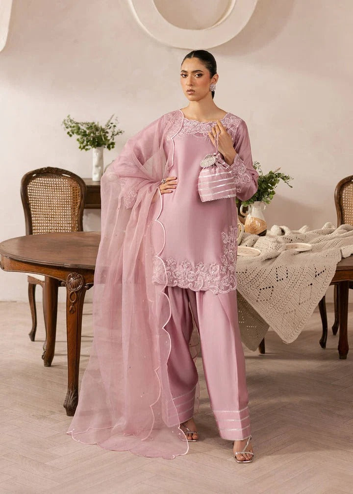 Lilac Blush 3PC - Lilac 3 Piece Suit - Pakistani Women's Suit | Alif Clothings