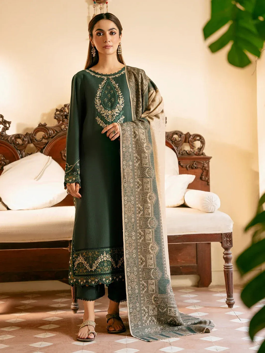 Ayla 3PC - 3 Piece Suit - Pakistani Women's Suit | Alif Clothings