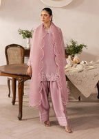 Lilac Blush 3PC - front view - Pakistani Women's Suit | Alif Clothings