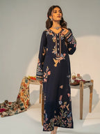Mehru 3PC (Redish Maroon) - front view - Pakistani Women's Suit | Alif Clothings