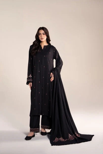 Zara 3PC - back view - Pakistani Women's Suit | Alif Clothings