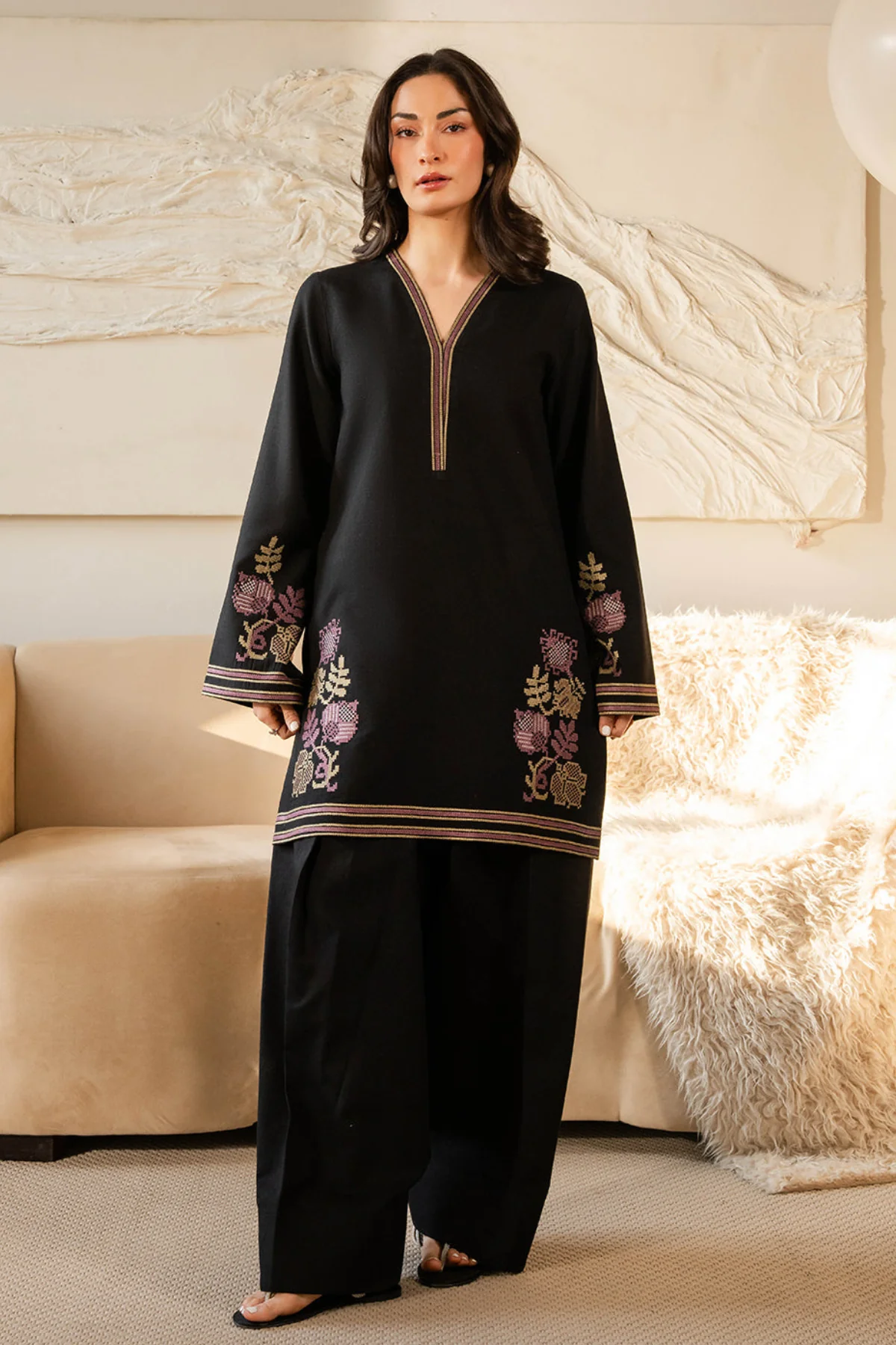 Mahrukh 2PC - 2 Piece Suit - Pakistani Women's Suit | Alif Clothings