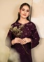 Blush 3PC - close-up embroidery detail - Pakistani Women's Suit | Alif Clothings