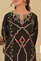Meera 3PC - front view - Pakistani Women's Suit | Alif Clothings