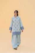 Sky Blue 2PC - front view - Pakistani Women's Suit | Alif Clothings