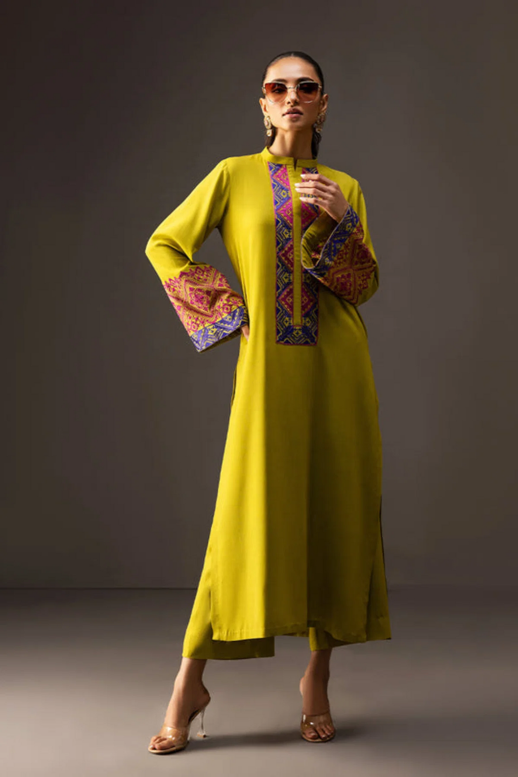 Soha 2PC - front view - Pakistani Women's Suit | Alif Clothings