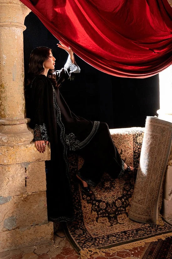 Afsheen 3PC - close-up embroidery detail - Pakistani Women's Suit | Alif Clothings