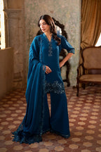 Royal Hani 3PC - front view - Pakistani Women's Suit | Alif Clothings