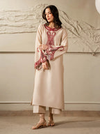 Sundus 2PC - close-up embroidery detail - Pakistani Women's Suit | Alif Clothings