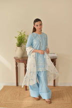 Tara 3PC - back view - Pakistani Women's Suit | Alif Clothings