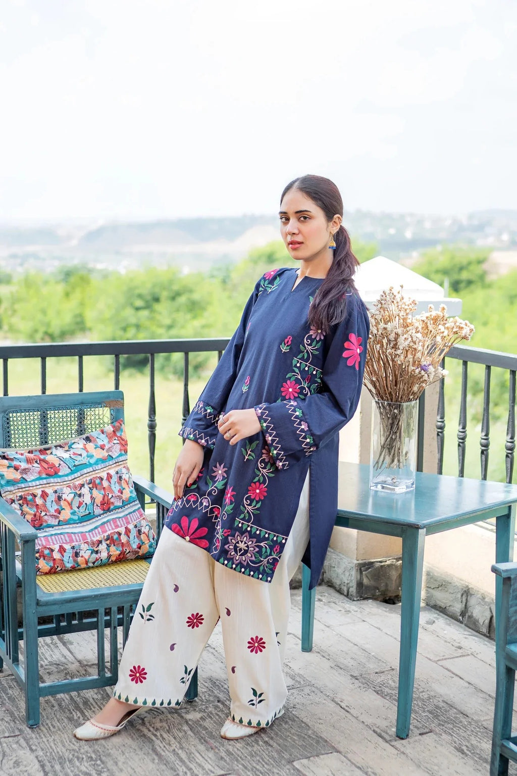Urwa - back view - Pakistani Women's Suit | Alif Clothings