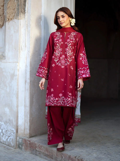 Amal 3PC - 3 Piece Suit - Pakistani Women's Suit | Alif Clothings