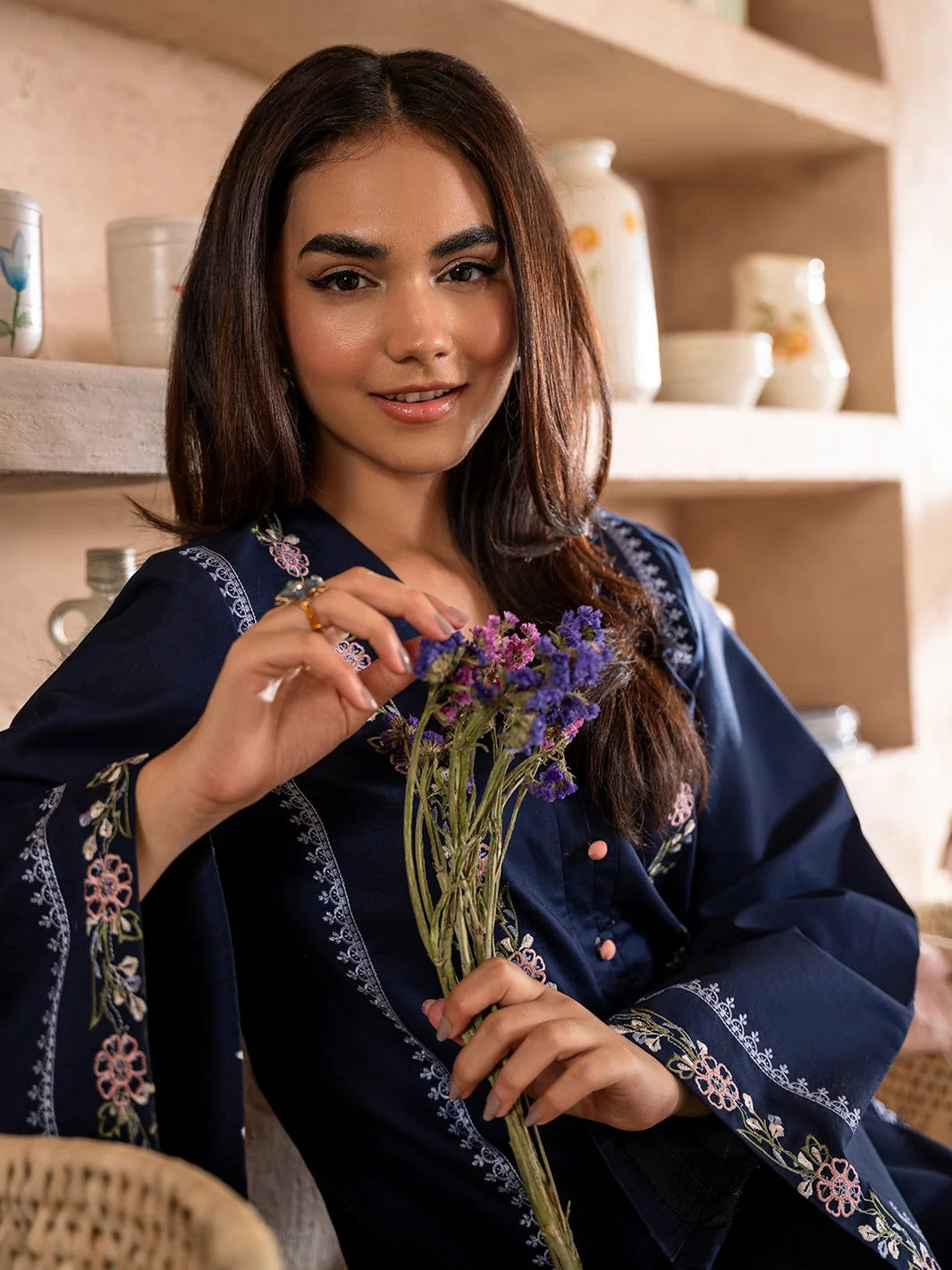 Elsa - front view - Pakistani Women's Suit | Alif Clothings