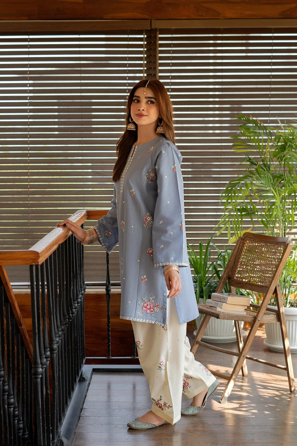 Aneesa 2PC - front view - Pakistani Women's Suit | Alif Clothings