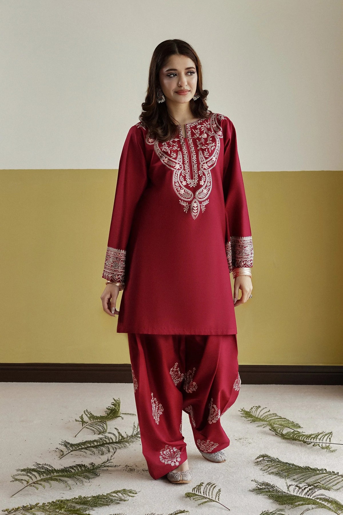 Eira 2PC - front view - Pakistani Women's Suit | Alif Clothings